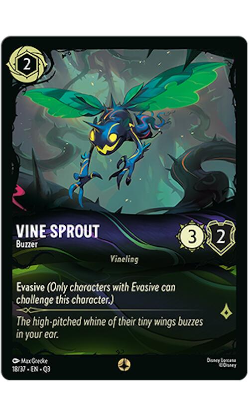 Vine Sprout - Buzzer (18/37) [Illumineer's Quest: The Great Hunny Rescue] | Black Swamp Games
