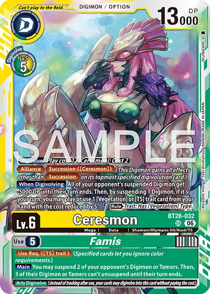 Ceresmon // Famis [BT26-032] [Timeless Bonds] | Black Swamp Games