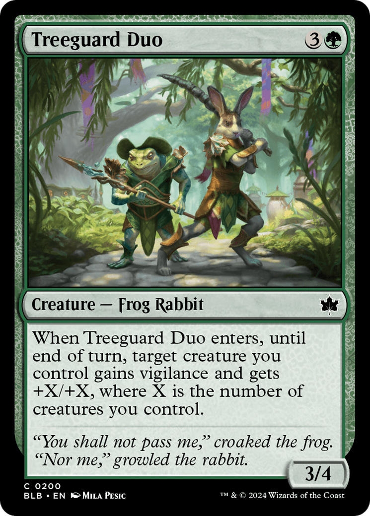 Treeguard Duo [Bloomburrow] | Black Swamp Games