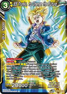 SS Trunks, to Change the Future (Uncommon) (BT13-102) [Supreme Rivalry] | Black Swamp Games