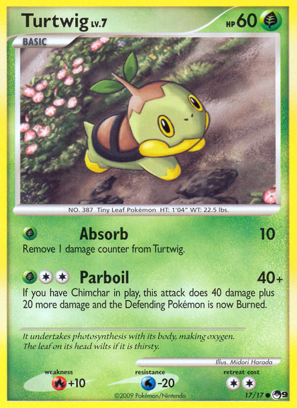 Turtwig (17/17) [POP Series 9] | Black Swamp Games