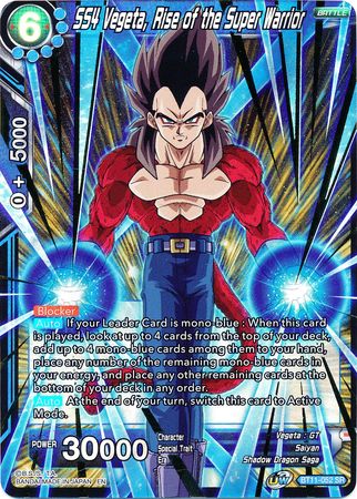 SS4 Vegeta, Rise of the Super Warrior (BT11-052) [Vermilion Bloodline] | Black Swamp Games