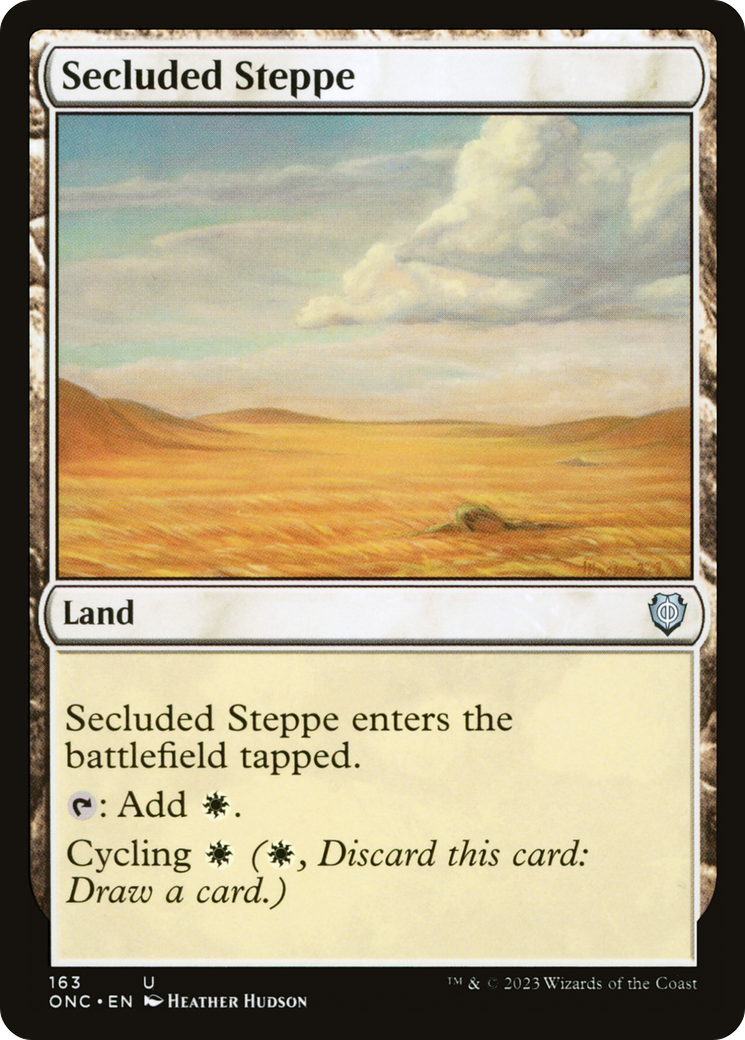 Secluded Steppe [Phyrexia: All Will Be One Commander] | Black Swamp Games