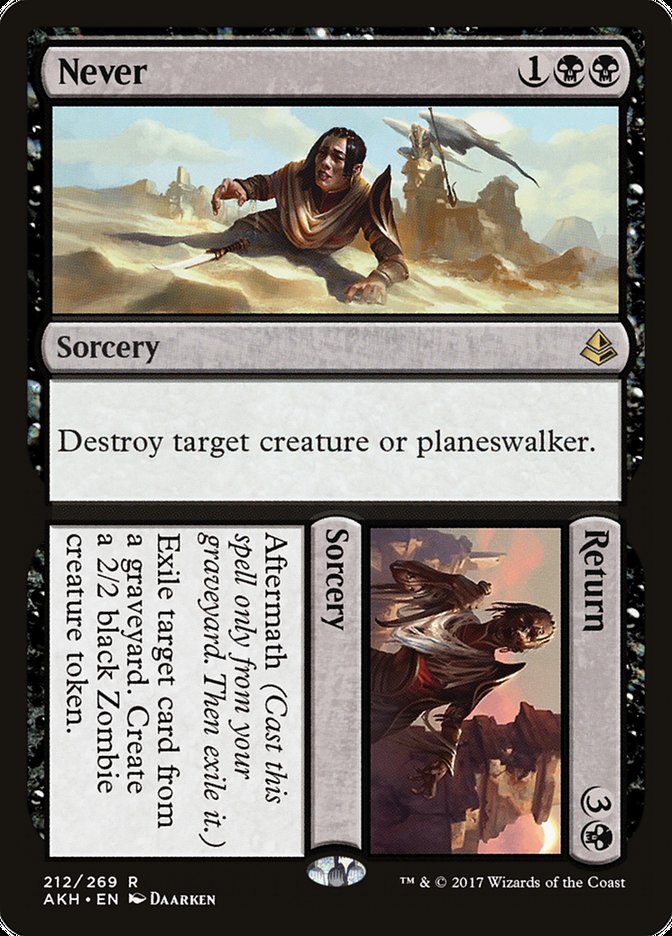 Never // Return [Amonkhet] | Black Swamp Games