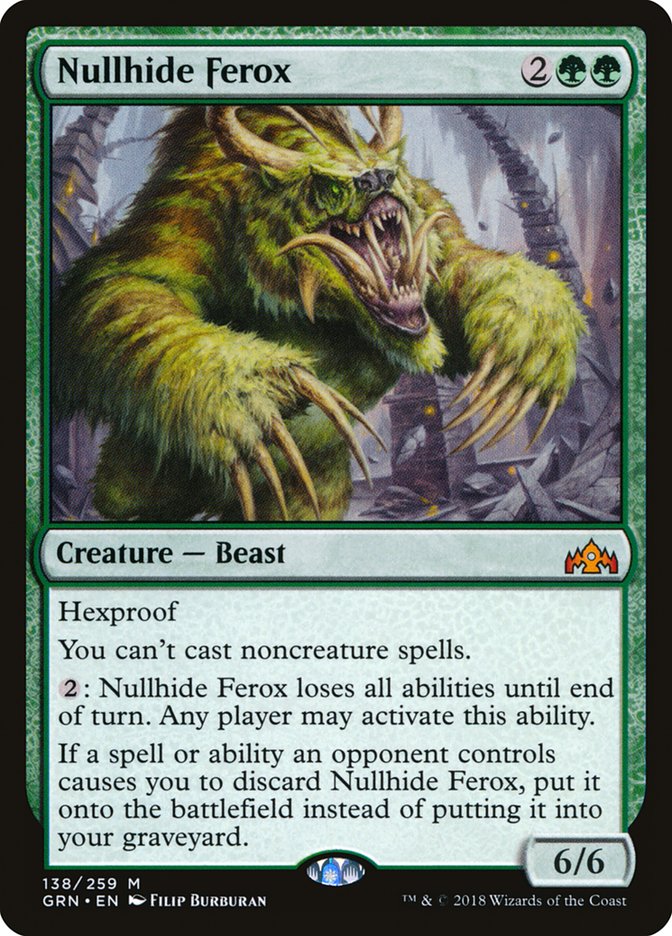 Nullhide Ferox [Guilds of Ravnica] | Black Swamp Games