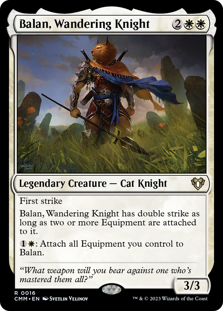 Balan, Wandering Knight [Commander Masters] | Black Swamp Games
