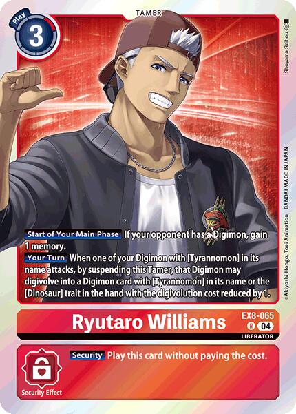 Ryutaro Williams [EX8-065] [Limited Card Pack -Final Crest-] | Black Swamp Games
