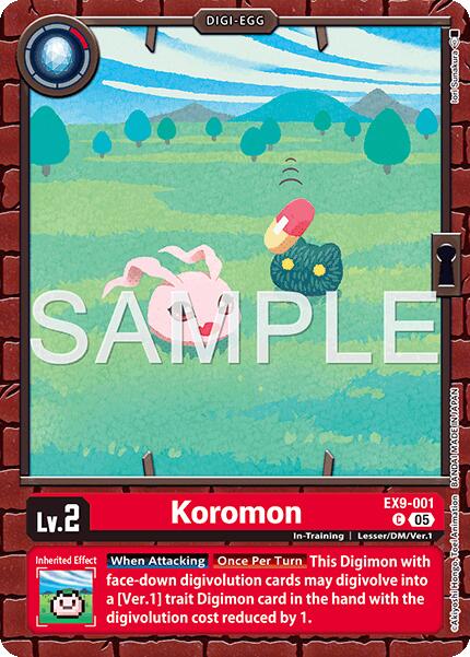 Koromon [EX9-001] [Limited Card Pack -Final Crest-] | Black Swamp Games