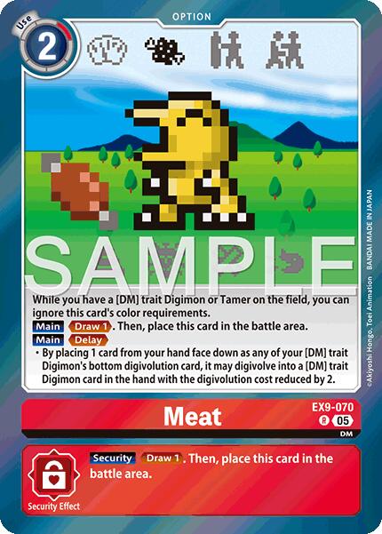 Meat [EX9-070] [Limited Card Pack -Final Crest-] | Black Swamp Games