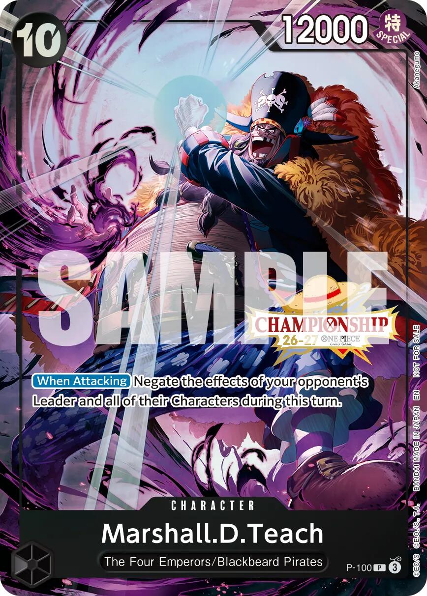 Marshall.D.Teach (CS 26-27 Event Pack Finalist Ver.) [One Piece Promotion Cards] | Black Swamp Games