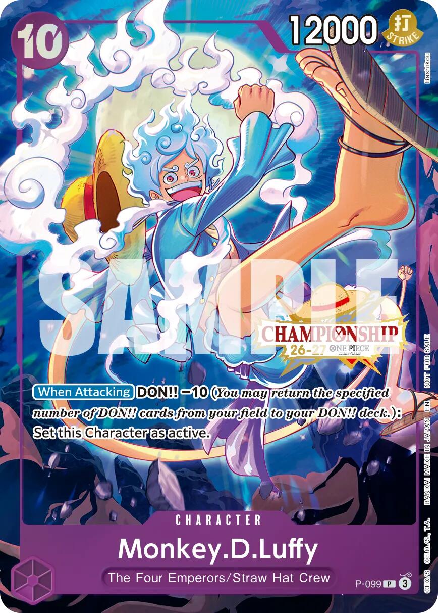 Monkey.D.Luffy (CS 26-27 Event Pack Finalist Ver.) [One Piece Promotion Cards] | Black Swamp Games