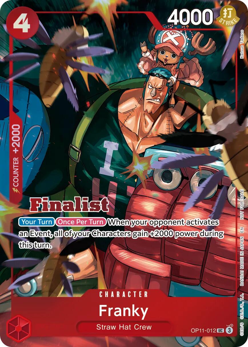 Franky (CS 26-27 Finalist Card Set Vol.1) [One Piece Promotion Cards] | Black Swamp Games