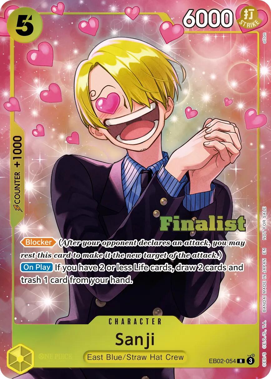 Sanji (CS 26-27 Finalist Card Set Vol. 1) [One Piece Promotion Cards] | Black Swamp Games