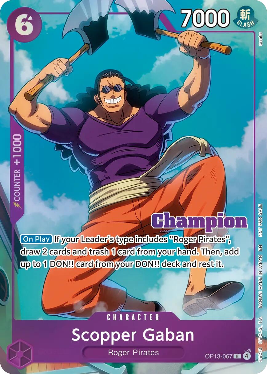 Scopper Gaban (CS 26-27 Winner Card Set Vol.1) [One Piece Promotion Cards] | Black Swamp Games