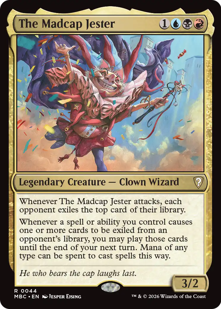 The Madcap Jester [Mystery Booster: Commander Edition] | Black Swamp Games