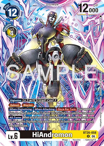 HiAndromon [BT26-058] [Timeless Bonds] | Black Swamp Games
