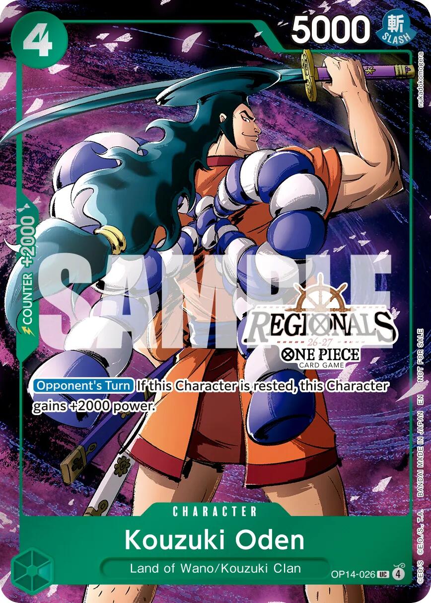 Kouzuki Oden (Regional Participation Pack 2026 Vol.2) [One Piece Promotion Cards] | Black Swamp Games