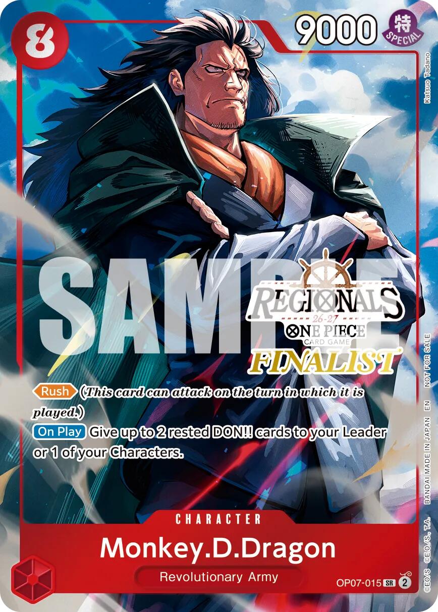 Monkey.D.Dragon (Regionals Finalist Card Set 26-27 Vol.2) [One Piece Promotion Cards] | Black Swamp Games
