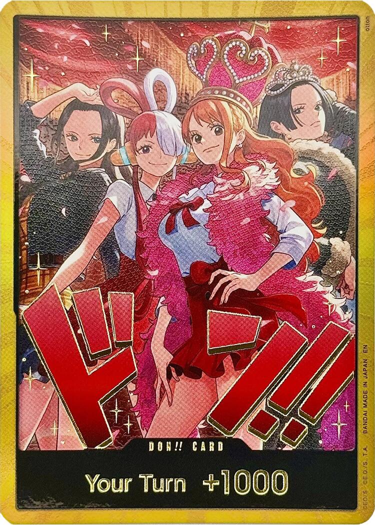 DON!! Card (Heroines Special Set) (Gold) [Extra Booster: One Piece Heroines Edition] | Black Swamp Games