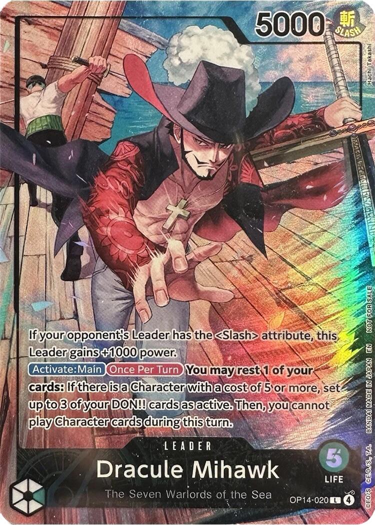Dracule Mihawk (2026 PSA Magazine Promo) [One Piece Promotion Cards] | Black Swamp Games