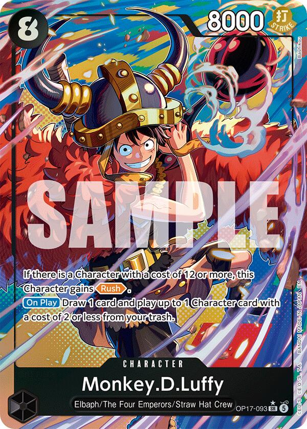 Monkey.D.Luffy (Alternate Art) [The World's Strongest Warriors] | Black Swamp Games