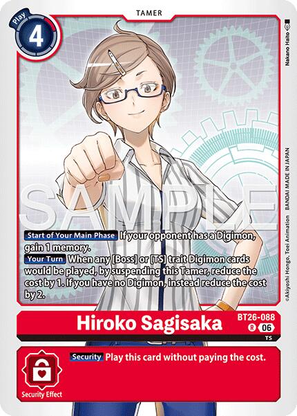 Hiroko Sagisaka [BT26-088] [Timeless Bonds] | Black Swamp Games