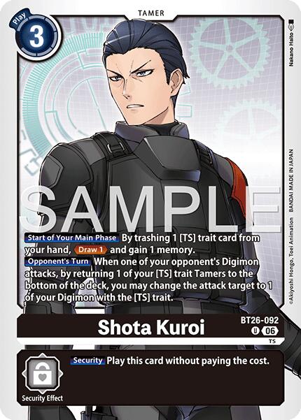 Shota Kuroi [BT26-092] [Timeless Bonds] | Black Swamp Games