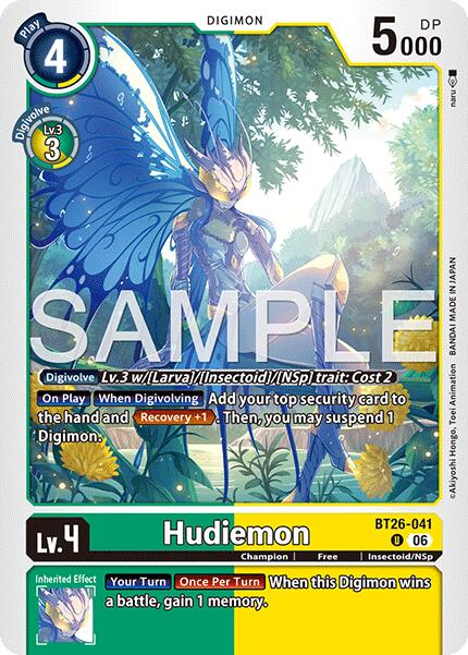 Hudiemon [BT26-041] [Timeless Bonds] | Black Swamp Games
