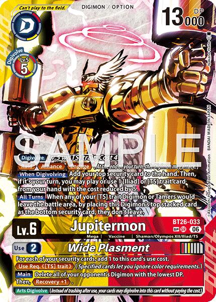 Jupitermon // Wide Plasment [BT26-033] (SP) [Timeless Bonds] | Black Swamp Games