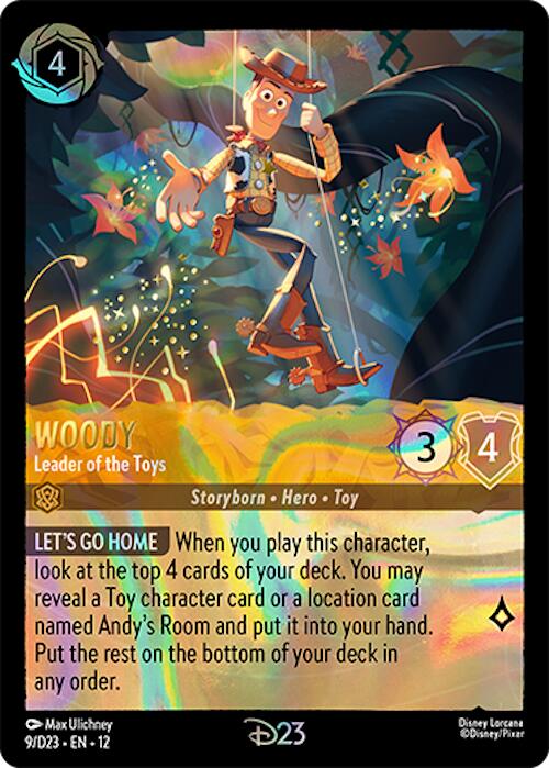 Woody - Leader of the Toys (9) [D23 Promos] | Black Swamp Games