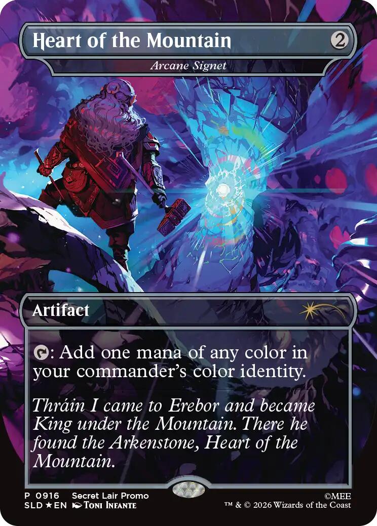 Heart of the Mountain - Arcane Signet [Secret Lair Drop Series] | Black Swamp Games