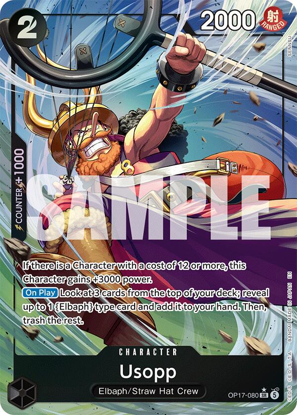 Usopp (Alternate Art) [The World's Strongest Warriors] | Black Swamp Games