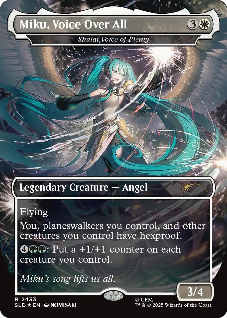 Miku, Voice Over All - Shalai, Voice of Plenty [Secret Lair Drop Series] | Black Swamp Games