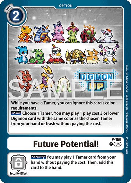 Future Potential! [P-156] (DIGIMON UP July 2026 Giveaway) [Promotional Cards] | Black Swamp Games
