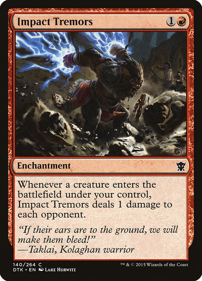 Impact Tremors [Dragons of Tarkir] | Black Swamp Games