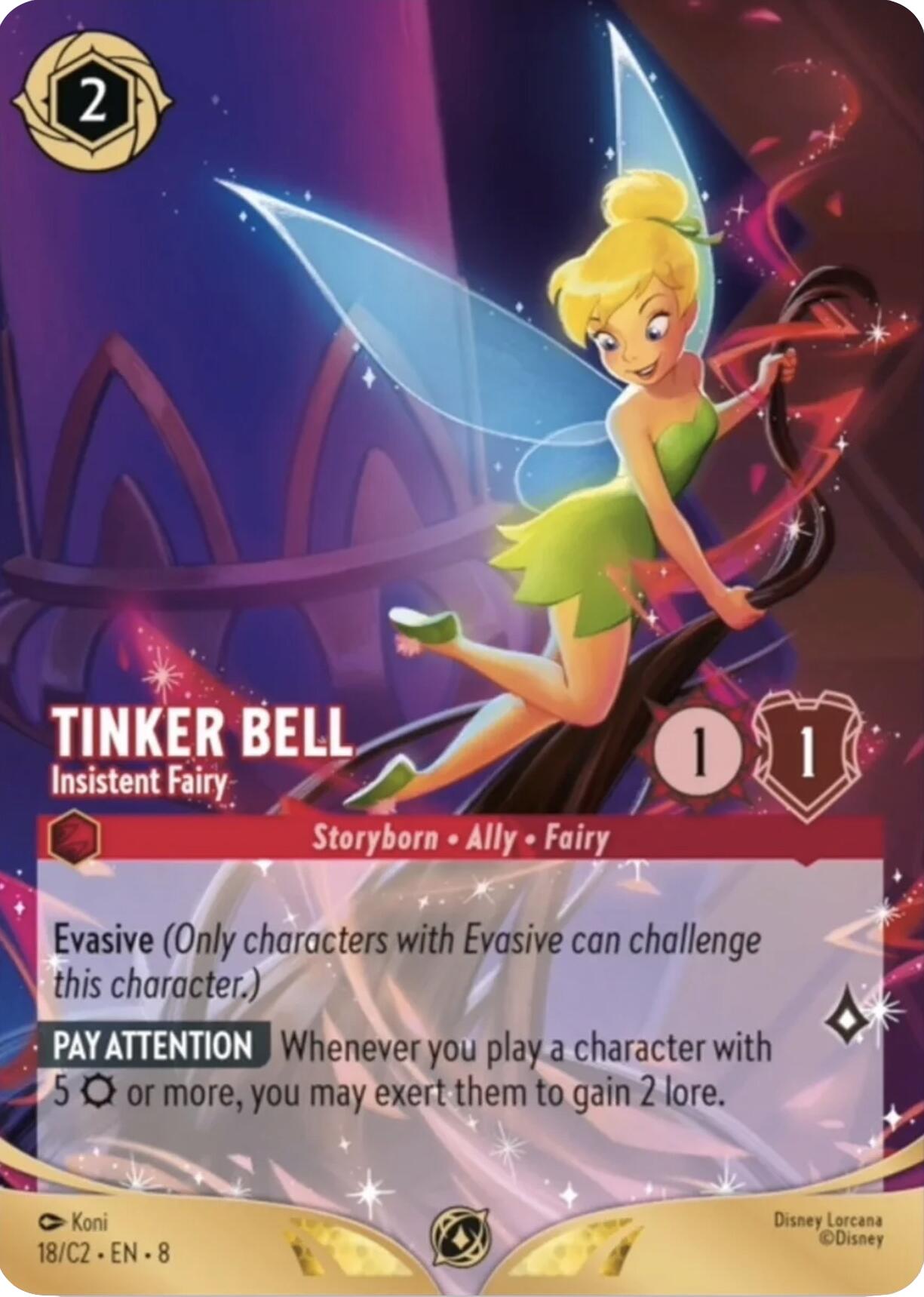 Tinker Bell - Insistent Fairy (18) [Promo Cards] | Black Swamp Games