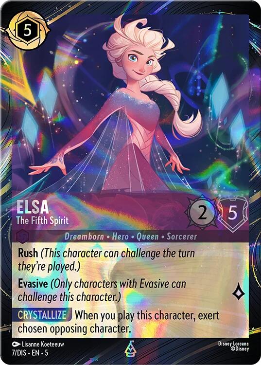 Elsa - The Fifth Spirit (Magical Places Promo) (7) [Promo Cards] | Black Swamp Games