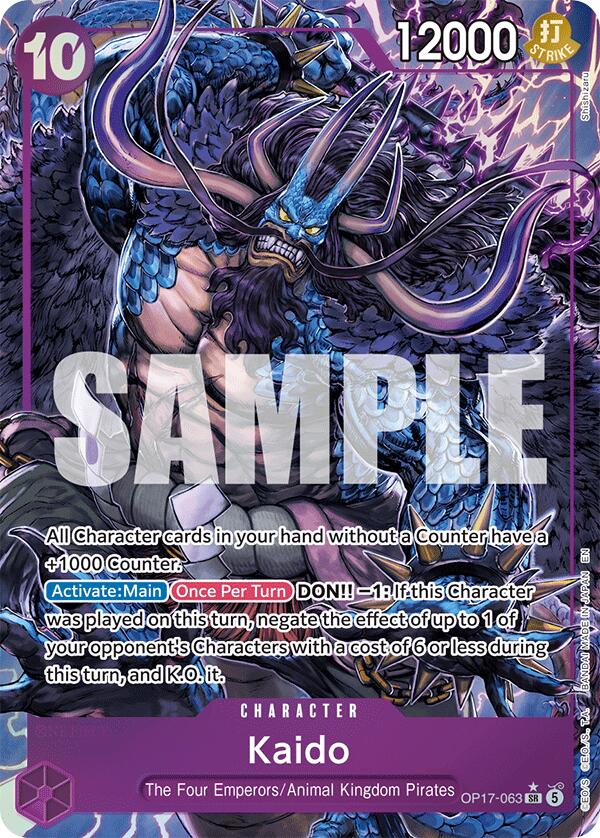 Kaido (Alternate Art) [The World's Strongest Warriors] | Black Swamp Games