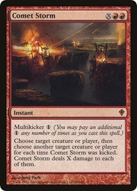 Comet Storm (Oversized) [Oversize Cards] | Black Swamp Games