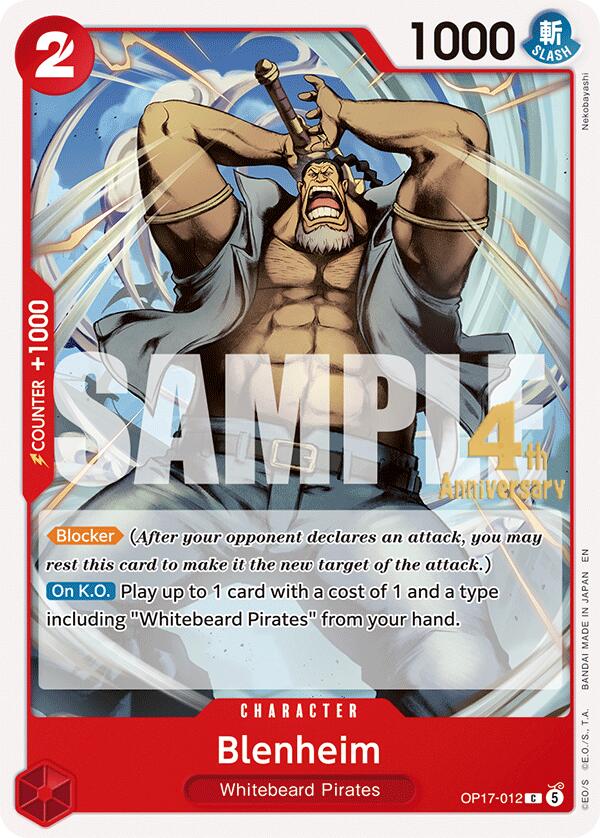 Blenheim [The World's Strongest Warriors Release Event Cards] | Black Swamp Games