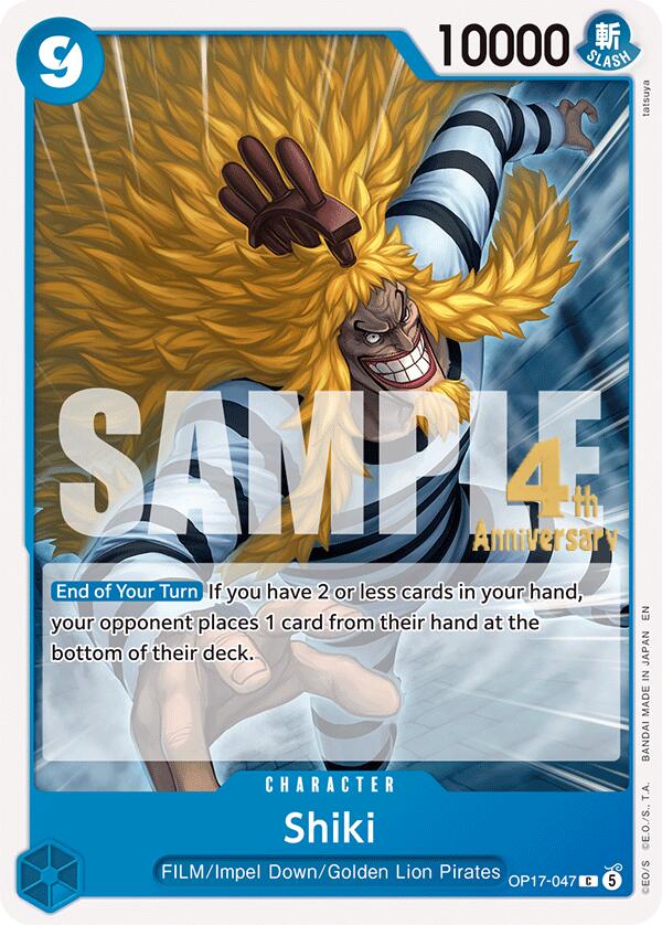 Shiki [The World's Strongest Warriors Release Event Cards] | Black Swamp Games