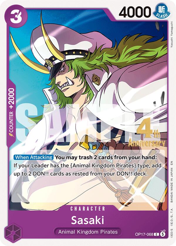 Sasaki [The World's Strongest Warriors Release Event Cards] | Black Swamp Games