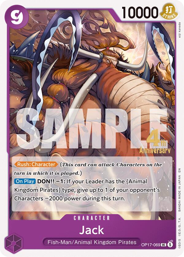 Jack [The World's Strongest Warriors Release Event Cards] | Black Swamp Games