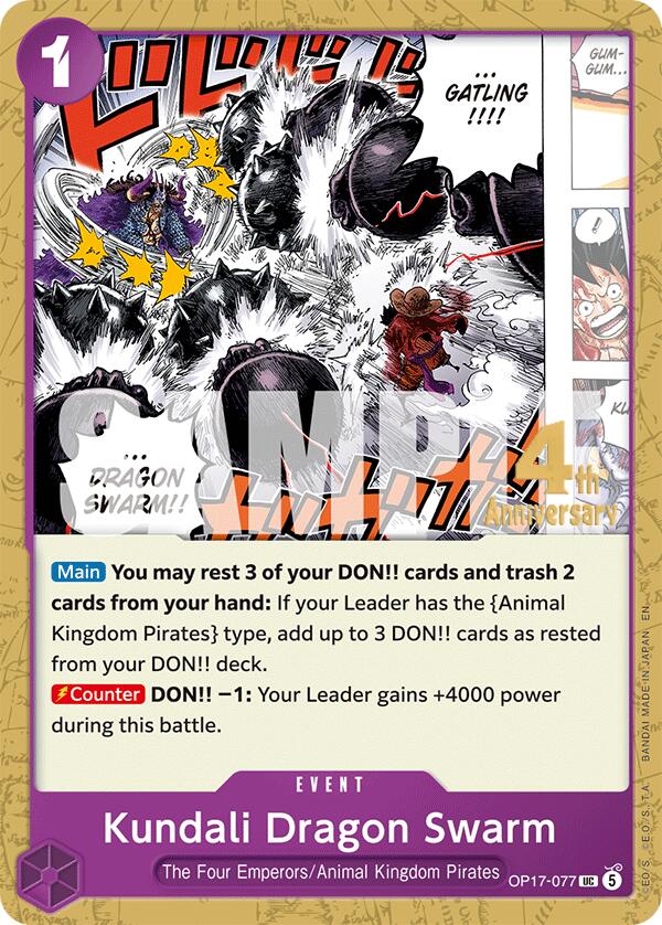 Kundali Dragon Swarm [The World's Strongest Warriors Release Event Cards] | Black Swamp Games