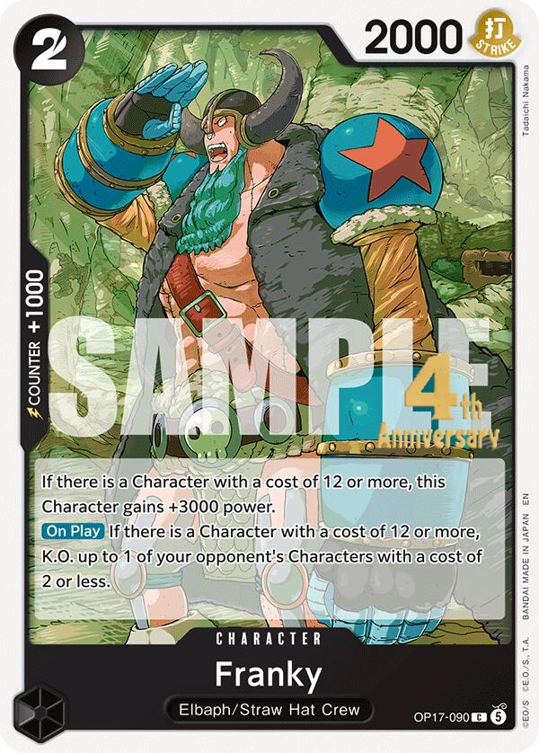 Franky [The World's Strongest Warriors Release Event Cards] | Black Swamp Games