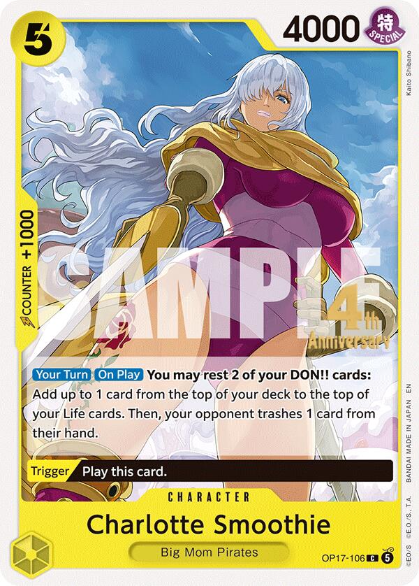 Charlotte Smoothie [The World's Strongest Warriors Release Event Cards] | Black Swamp Games