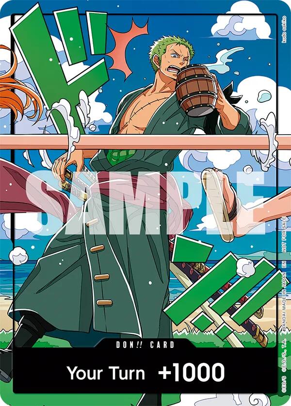 DON!! Card (World United) (Zoro) [One Piece Promotion Cards] | Black Swamp Games