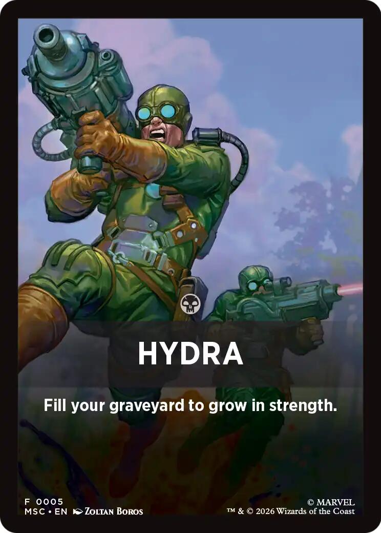 Hydra Theme Card (0005) [Marvel Super Heroes Commander] | Black Swamp Games
