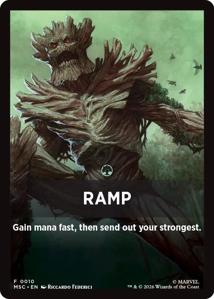 Ramp Theme Card [Marvel Super Heroes Commander] | Black Swamp Games