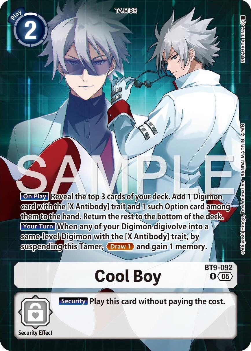 Cool Boy [BT9-092] (Tamer's Selection Box Ver. X Antibody) [Promotional Cards] | Black Swamp Games
